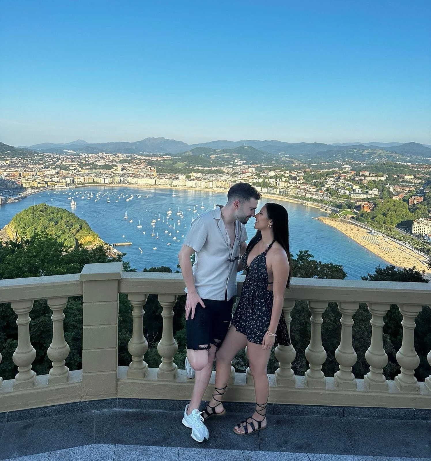 Catalina y David en Donostia